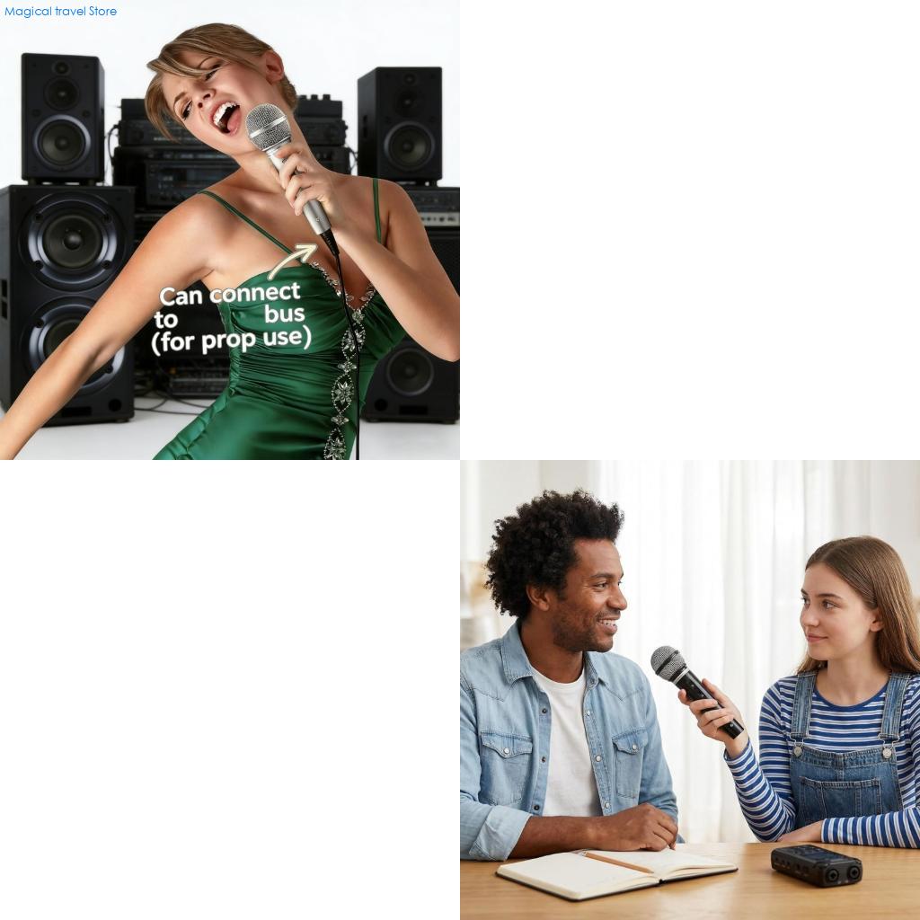 Kids Microphone Karaoke - N2UB มือถือปลอมไมโครโฟน Props สนุกจำลอง Pretend ไมโครโฟนของเล่นสำหรับ