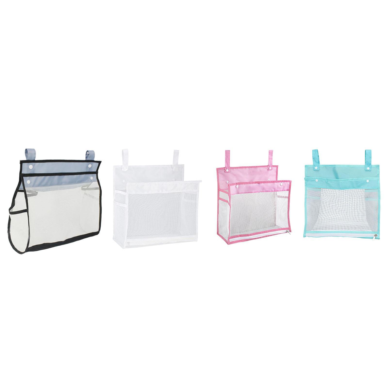 Kids Storage Toys - ที่เก็บของเล่นอาบน้ำแบบตาข่ายอเนกประสงค์ พร้อมซิปด้านล่าง สำหรับแขวนในห้องน้ำ ชั้นวางของในห้องอาบน้ำ ที่เก็บของเล่นอาบน้ำสำหรับเด็กเล็กและเด็ก