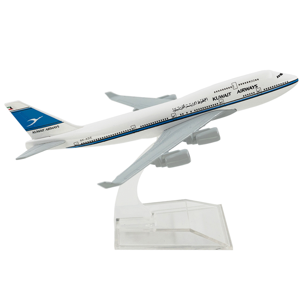 Kids Toys Kuwait - 1/400 Scale เครื่องบินโบอิ้ง 747 คูเวตแอร์เวย์ 16