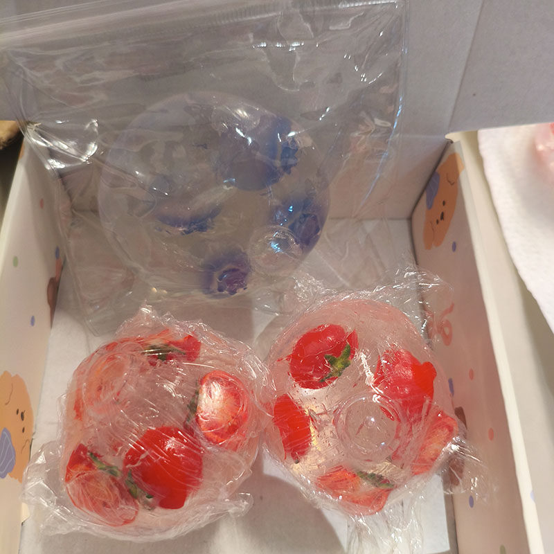 Sensory Fidget Toys - ลูกบอลบีบมะเขือเทศวาสลีนเนื้อนุ่ม TPR ไม่เด้ง ของเล่นบีบคลายเครียด ทำมือ ของขวัญ