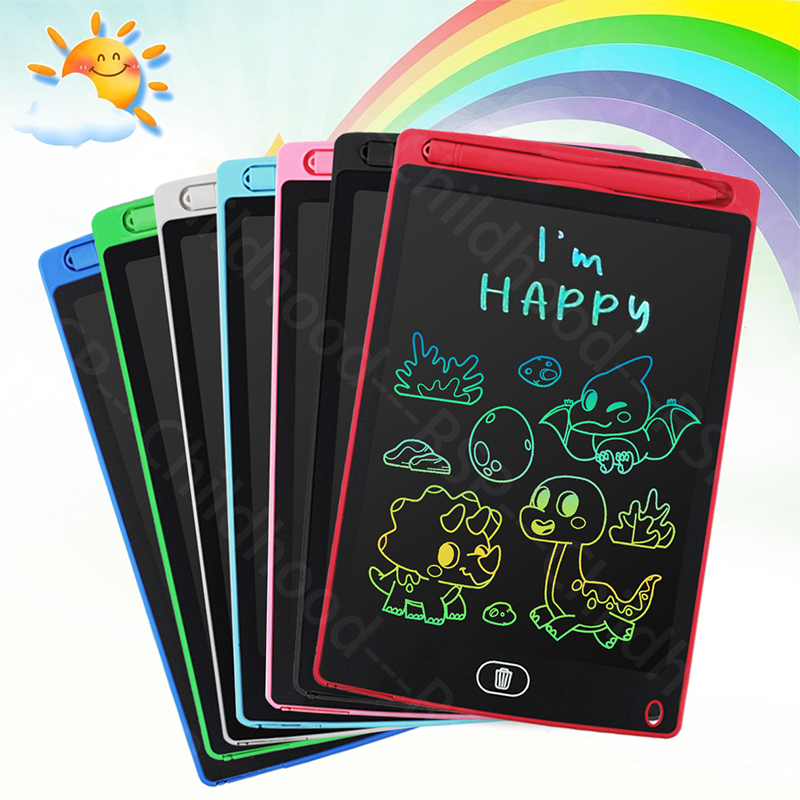 Kids Toys Drawing - แท็บเล็ตเขียนหน้าจอ LCD สำหรับเด็ก, กระดานวาดภาพสีสันสดใสขนาด 8.5 นิ้ว,