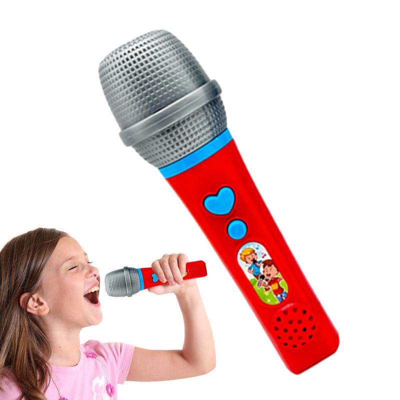 Kids Microphone Karaoke - ไมโครโฟนของเล่นสำหรับเด็กแบบถือได้ของเล่นคาราโอเกะแบบพกพาไมโครโฟนคาราโอเกะสำหรับเด็กที่มีความทนทานและสร้างสรรค์สำหรับเป็นของขวัญสำหรับเด็กในวันคริสต์มาส