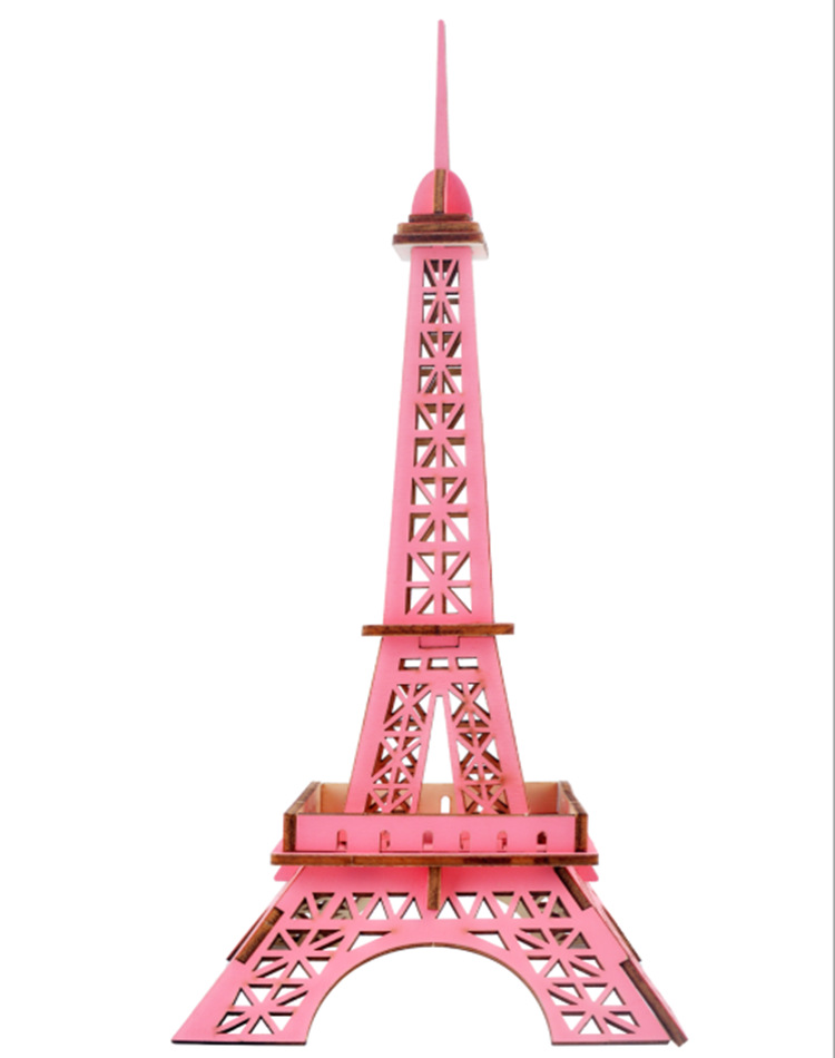 Kids Toys Paris - ชุดปริศนาการศึกษาเกมประกอบของขวัญของเล่นสําหรับเด็กผู้ใหญ่ 3D ปริศนาไม้ DIY ของเล่น Little