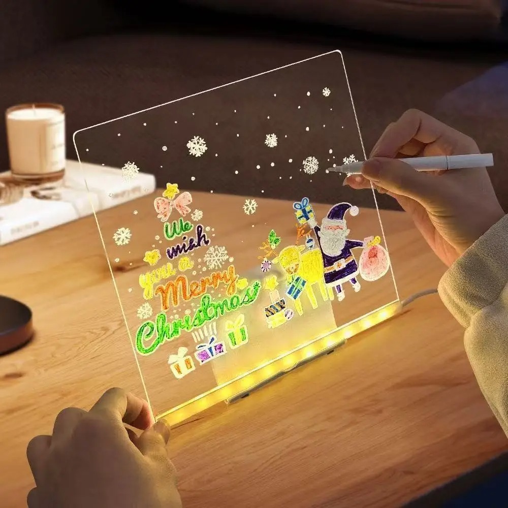Kids Toys Drawing - กระดานวาดภาพเด็ก Magic Glow: แท็บเล็ต LCD แบบใช้ซ้ำได้