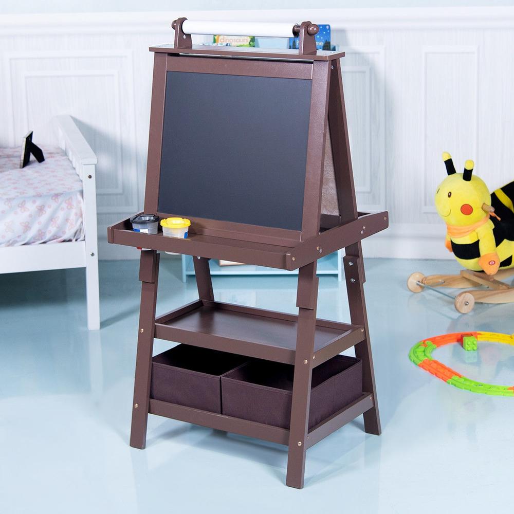 Kids Art Easel - ขาตั้งวาดรูปสำหรับเด็กพร้อมกล่องเก็บของ 2 กล่อง