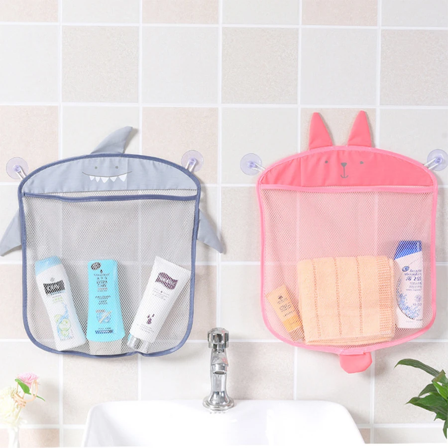 Kids Storage Toys - ของเล่นอาบน้ำเด็ก ถุงตาข่ายเก็บของรูปเป็ดและกบสุดน่ารัก ถุงเก็บของเล่นอาบน้ำแบบมีจุกดูดสุญญากาศแข็งแรง ของเล่นในห้องน้ำ ของเล่นน้ำสำหรับเด็ก ของขวัญ