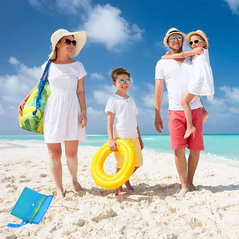 เด็กทรายออกไปถุงตาข่ายแบบพกพาเ - Kids Storage Toys บทวิจารณ์และราคา