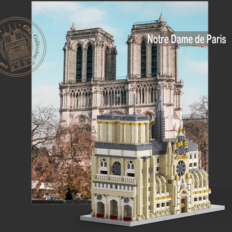 ชุดตัวต่ออาคารมหาวิหารน็อทร์-ด - Kids Toys Paris บทวิจารณ์และราคา