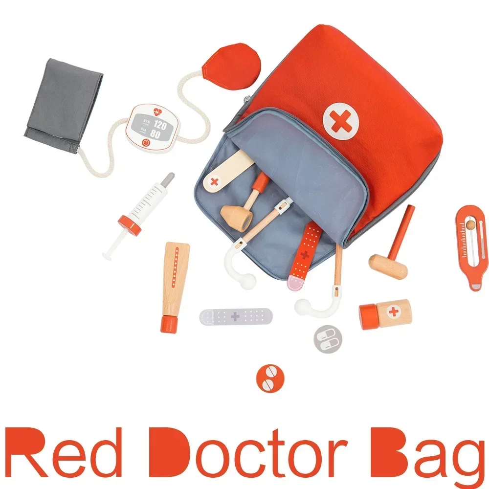 ชุดของเล่นไม้สำหรับเด็กเล่นบทบ - Kids Toys Doctor Set บทวิจารณ์และราคา