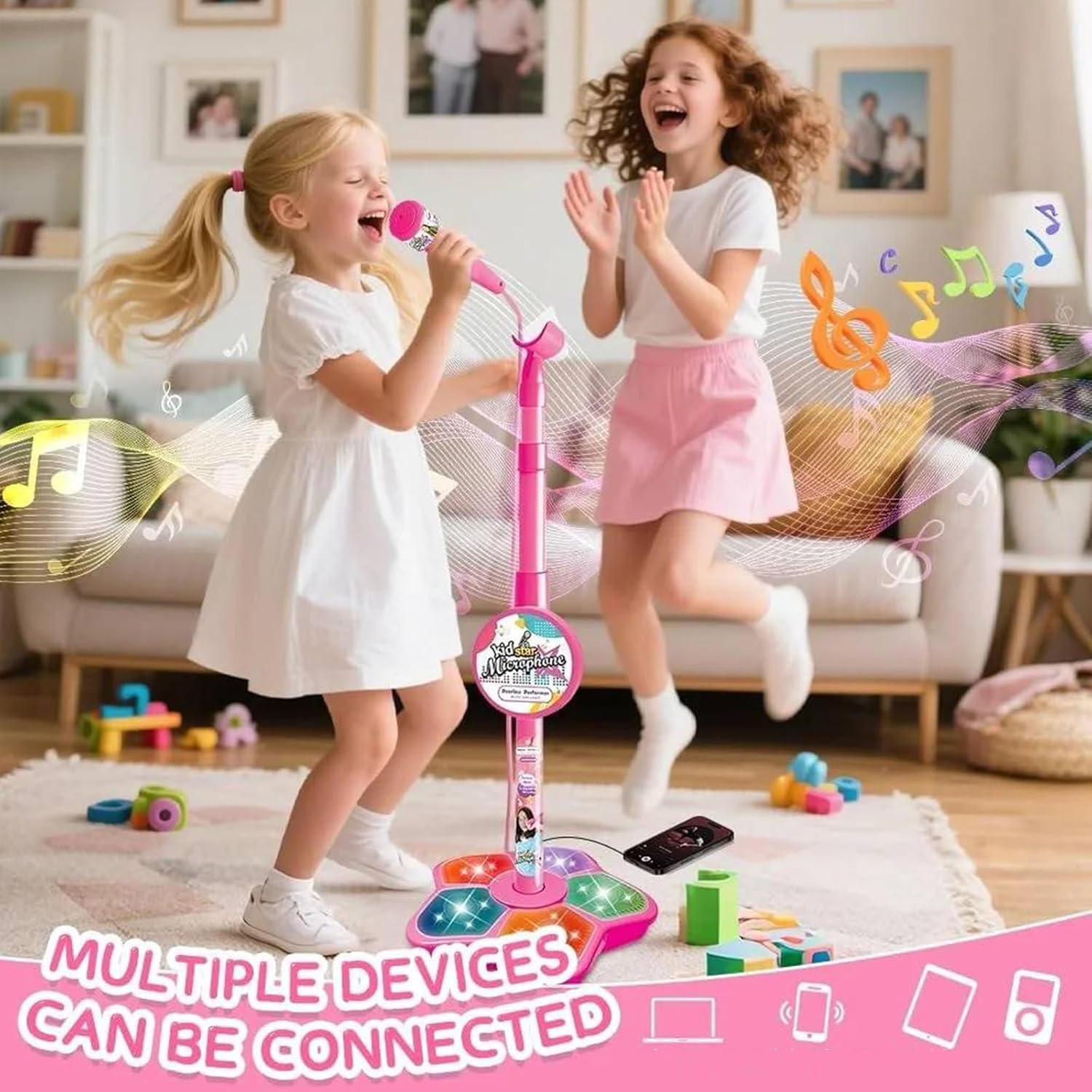 ขาตั้งไมโครโฟนสำหรับเด็กของเล่ - Kids Microphone Karaoke บทวิจารณ์และราคา