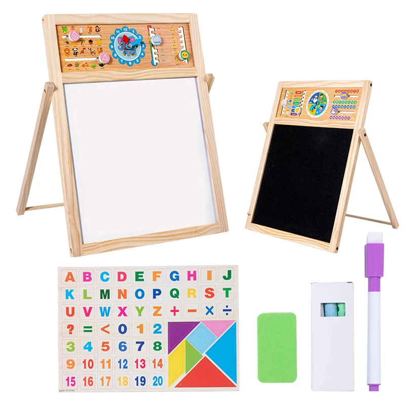 กระดานวาดภาพแม่เหล็กสองด้านสำห - Kids Art Easel บทวิจารณ์และราคา