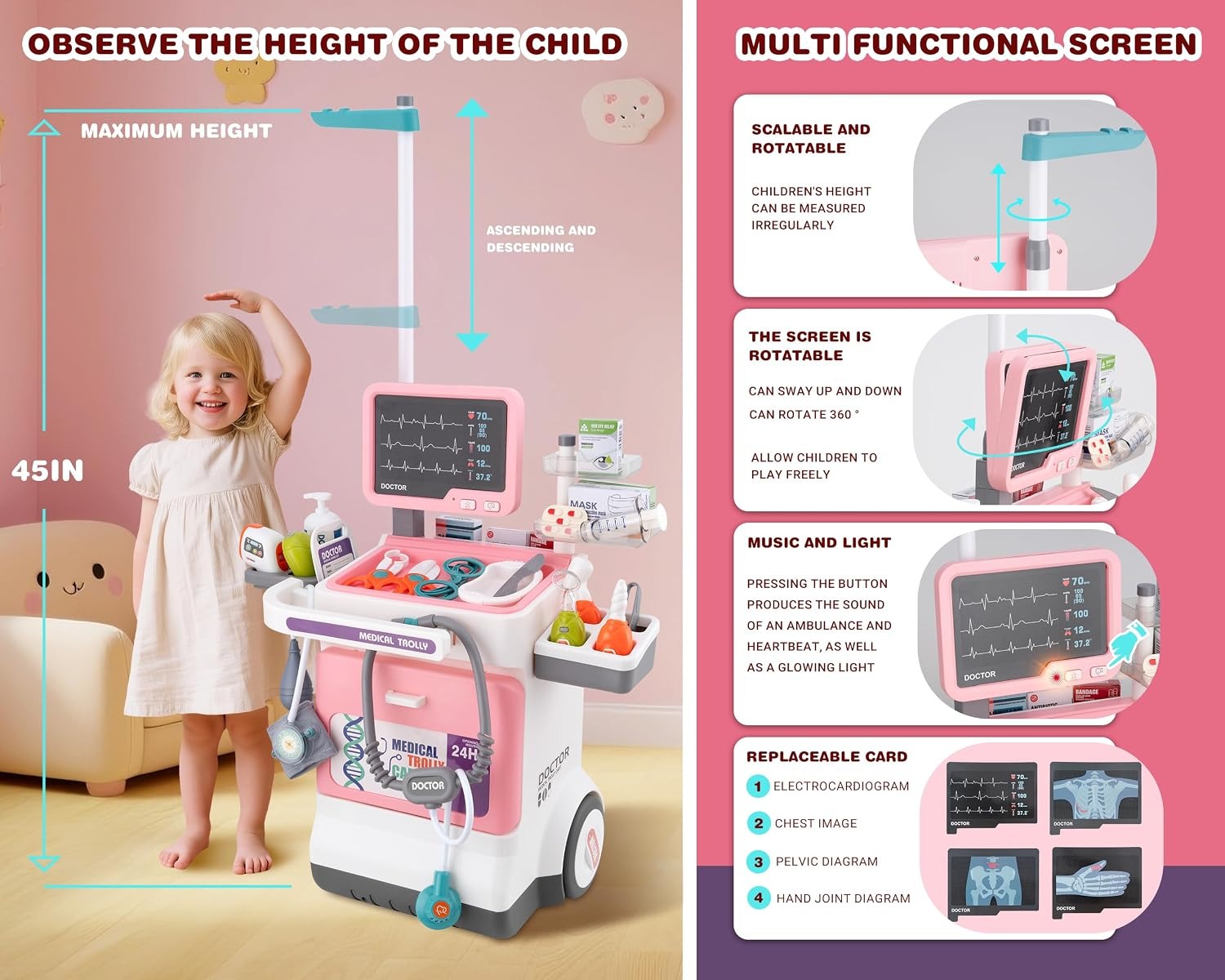 ชุดของเล่นคุณหมอเด็กสุดหรู ชุด - Kids Toys Doctor Set บทวิจารณ์และราคา