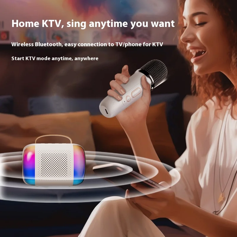 ลำโพงไมโครโฟนขนาดเล็กแบบพกพาสำ - Kids Microphone Karaoke บทวิจารณ์และราคา