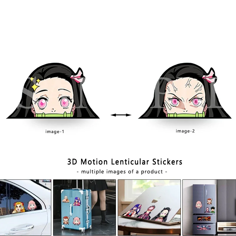 Kamado 3D ฆ่าอสูรสติกเกอร์กันน - Kids Toys Laptop บทวิจารณ์และราคา