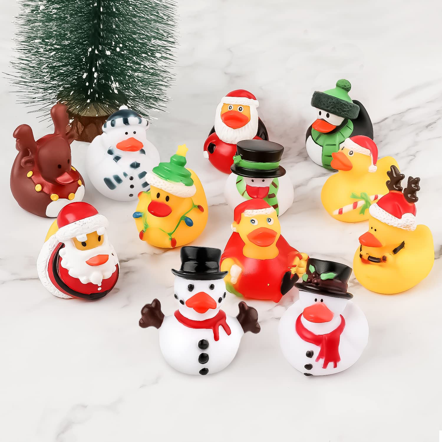 2/6/12PC คริสต์มาสเป็ดยาง, ยาง - Rubber Duck Bath บทวิจารณ์และราคา