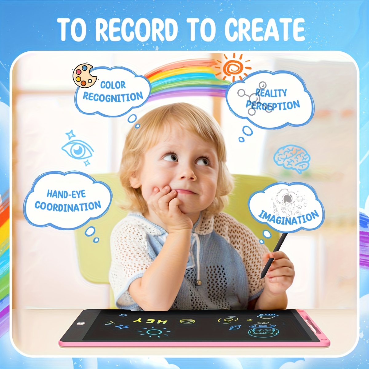 30 ชิ้น 8.5 นิ้ว LCD แท็บเล็ต  - Kids Toys Drawing บทวิจารณ์และราคา
