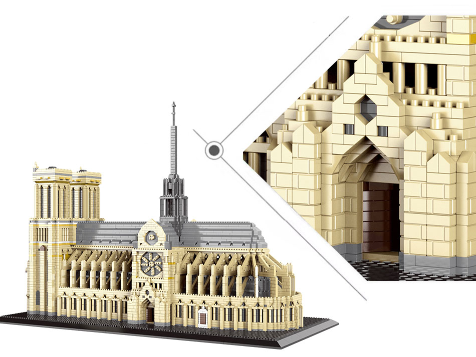 7380pcs + สถาปัตยกรรมโลก MINI  - Kids Toys Paris บทวิจารณ์และราคา