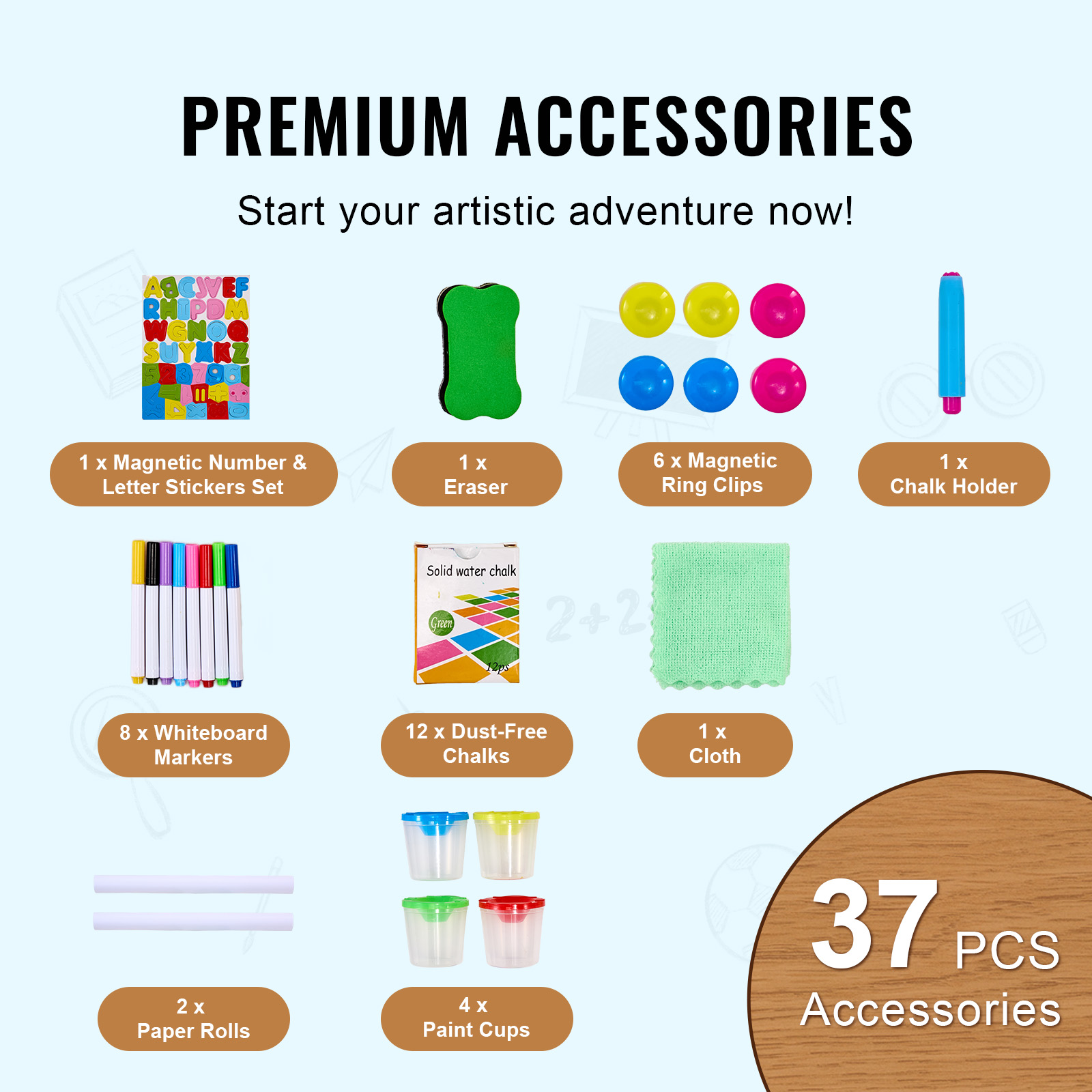 SucceBuy เด็กกระดานวาดภาพแม่เห - Kids Art Easel บทวิจารณ์และราคา