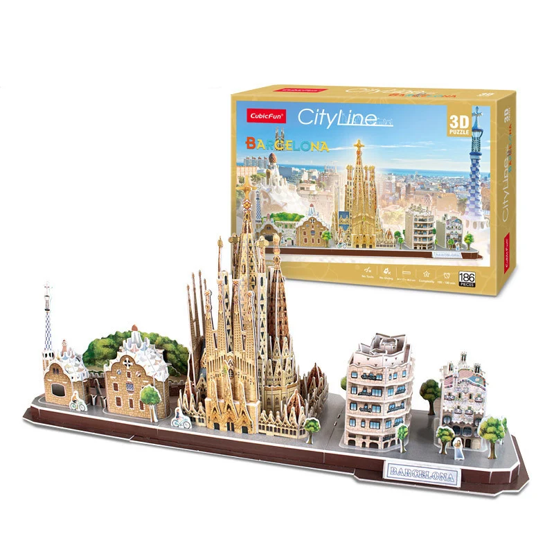 3D เกมปริศนา DIY ของเล่นกระดาษ - Kids Toys Paris บทวิจารณ์และราคา
