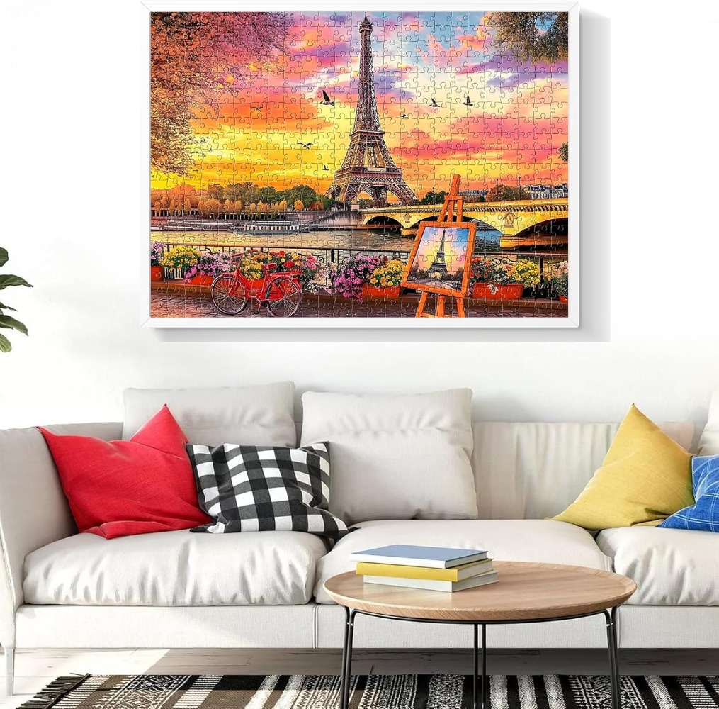 จิ๊กซอว์ภาพวาดพระอาทิตย์ตกดิน  - Kids Toys Paris บทวิจารณ์และราคา