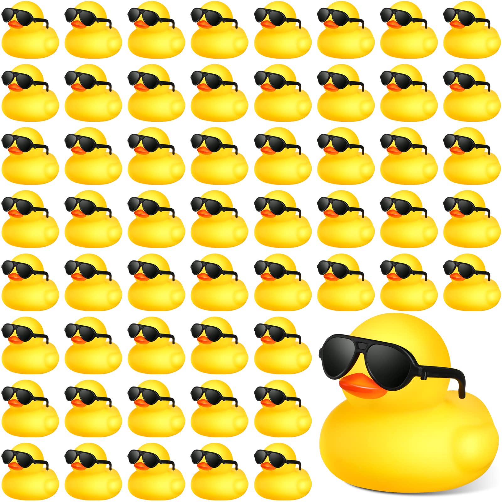 1-100pcs สีเหลือง MINI เป็ดยาง - Rubber Duck Bath บทวิจารณ์และราคา