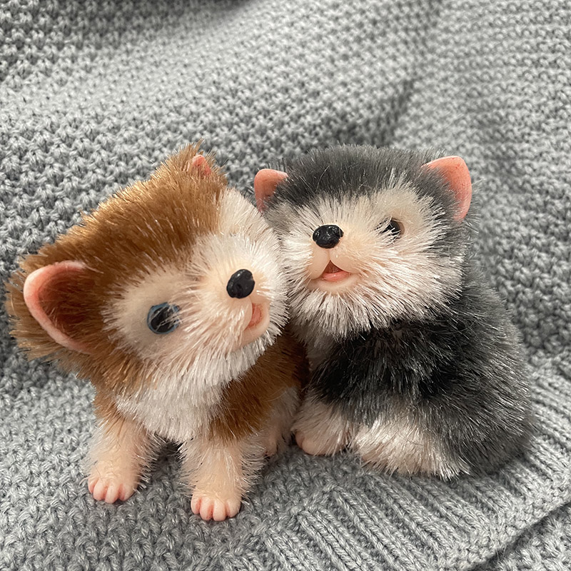 ตุ๊กตาสุนัขซิลิโคนขนาด 5 นิ้ว  - Kids Toys Dog บทวิจารณ์และราคา