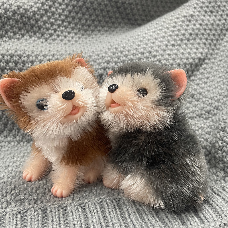 ตุ๊กตาสุนัขซิลิโคนขนาด 5 นิ้ว  - Kids Toys Dog บทวิจารณ์และราคา