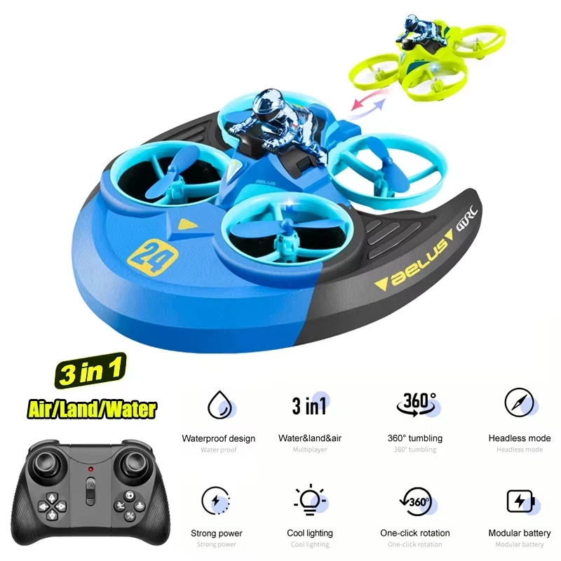 รถบังคับวิทยุ 3-in-1 บินได้ บิ - Kids Toys Quad บทวิจารณ์และราคา