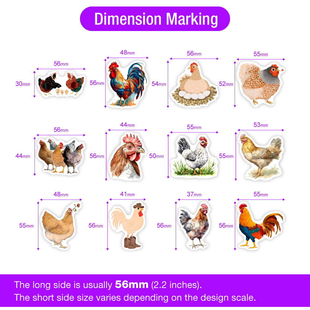 น่ารักการ์ตูนไก่สติกเกอร์ตลก D - Kids Toys Laptop บทวิจารณ์และราคา