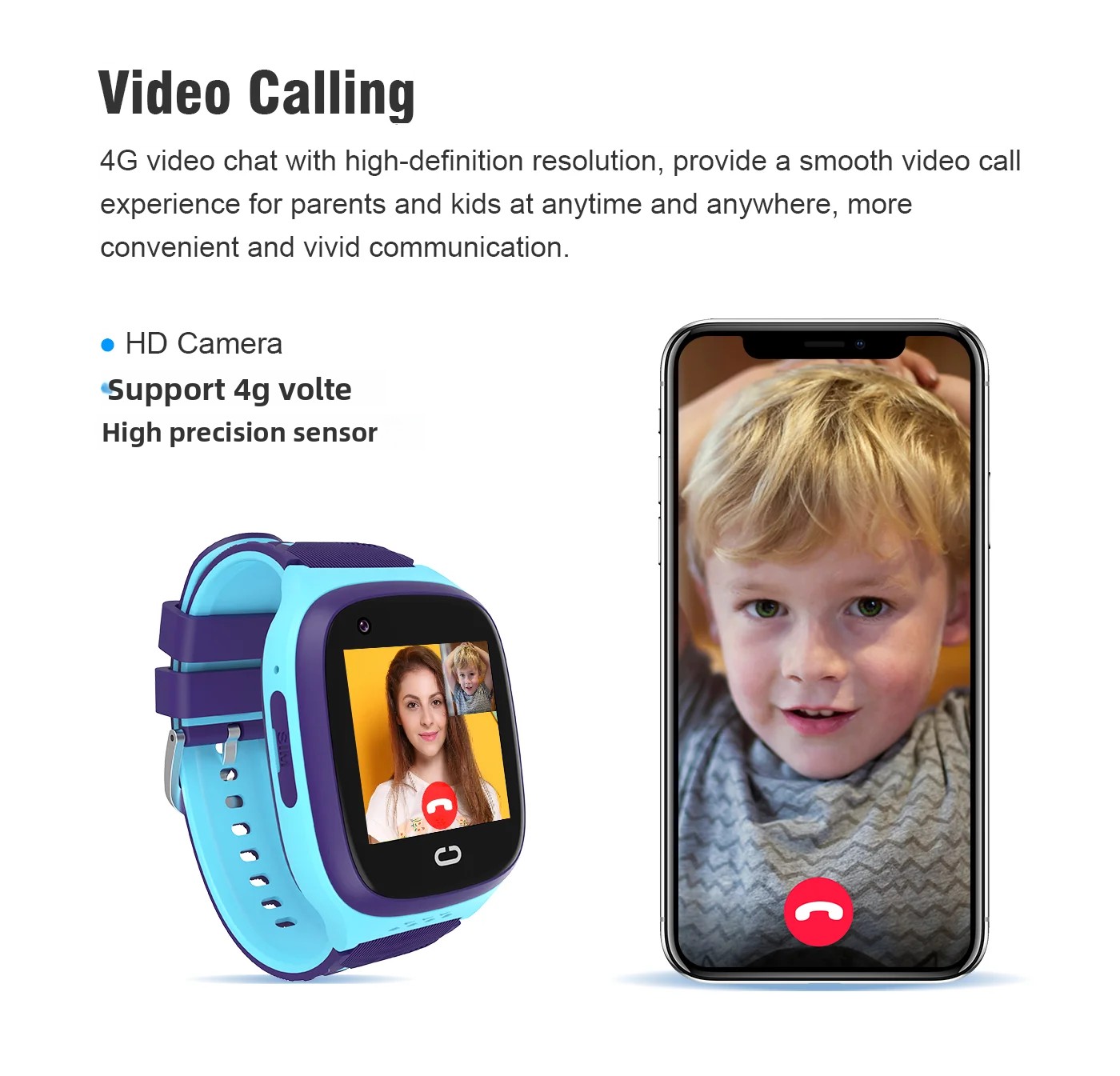 นาฬิกาสมาร์ทวอทช์เด็ก 4G พร้อม - Kids Smartwatch Gps บทวิจารณ์และราคา