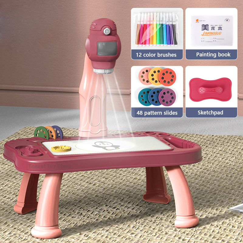 สมาร์ทโปรเจคเตอร์เด็กภาพวาดชุด - Kids Toys Drawing บทวิจารณ์และราคา