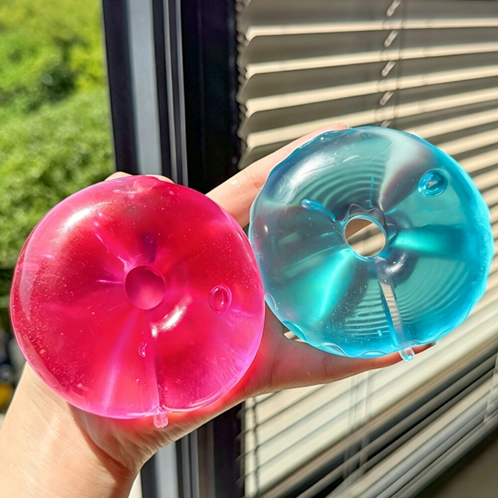 ของเล่นบีบคลายเครียดรูปโดนัทใส - Sensory Fidget Toys บทวิจารณ์และราคา
