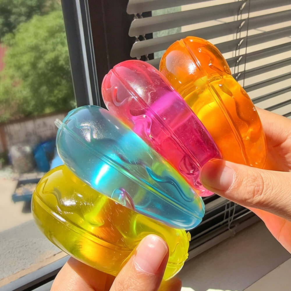 ของเล่นบีบคลายเครียดรูปโดนัทใส - Sensory Fidget Toys บทวิจารณ์และราคา