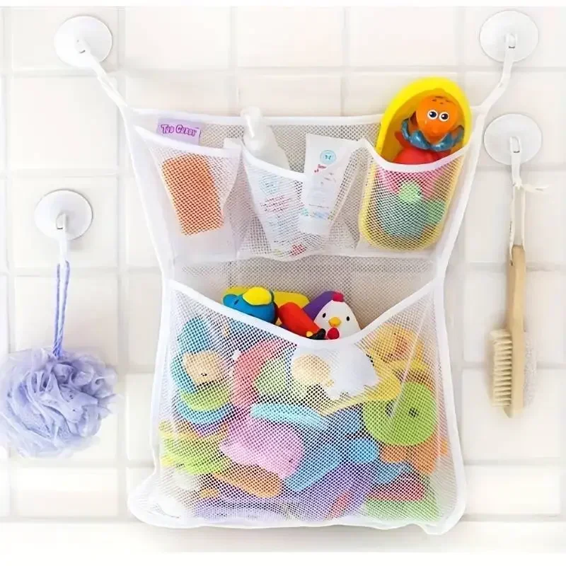ถุงตาข่ายเก็บของเล่นในห้องน้ำ  - Kids Storage Toys บทวิจารณ์และราคา