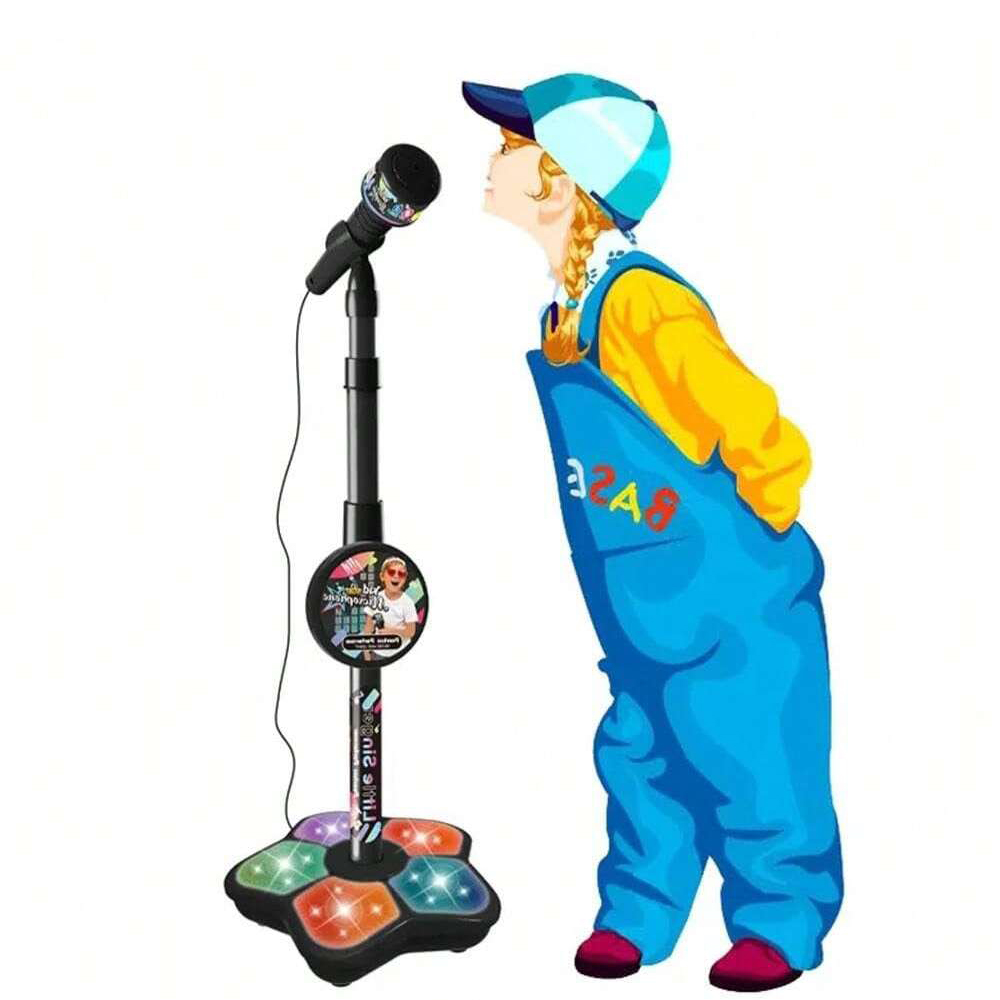 ของเล่นขาตั้งไมโครโฟนสําหรับเด - Kids Microphone Karaoke บทวิจารณ์และราคา