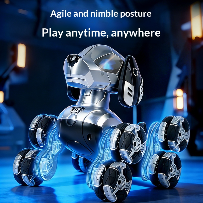 หุ่นยนต์สุนัข RC แบบใหม่ 8 ล้อ - Kids Toys Dog บทวิจารณ์และราคา