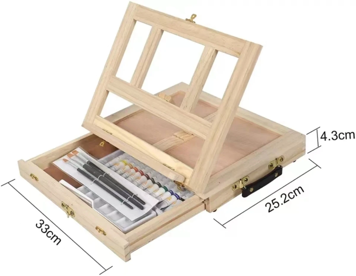 ขาตั้งโต๊ะไม้แบบพกพาสำหรับศิลป - Kids Art Easel บทวิจารณ์และราคา