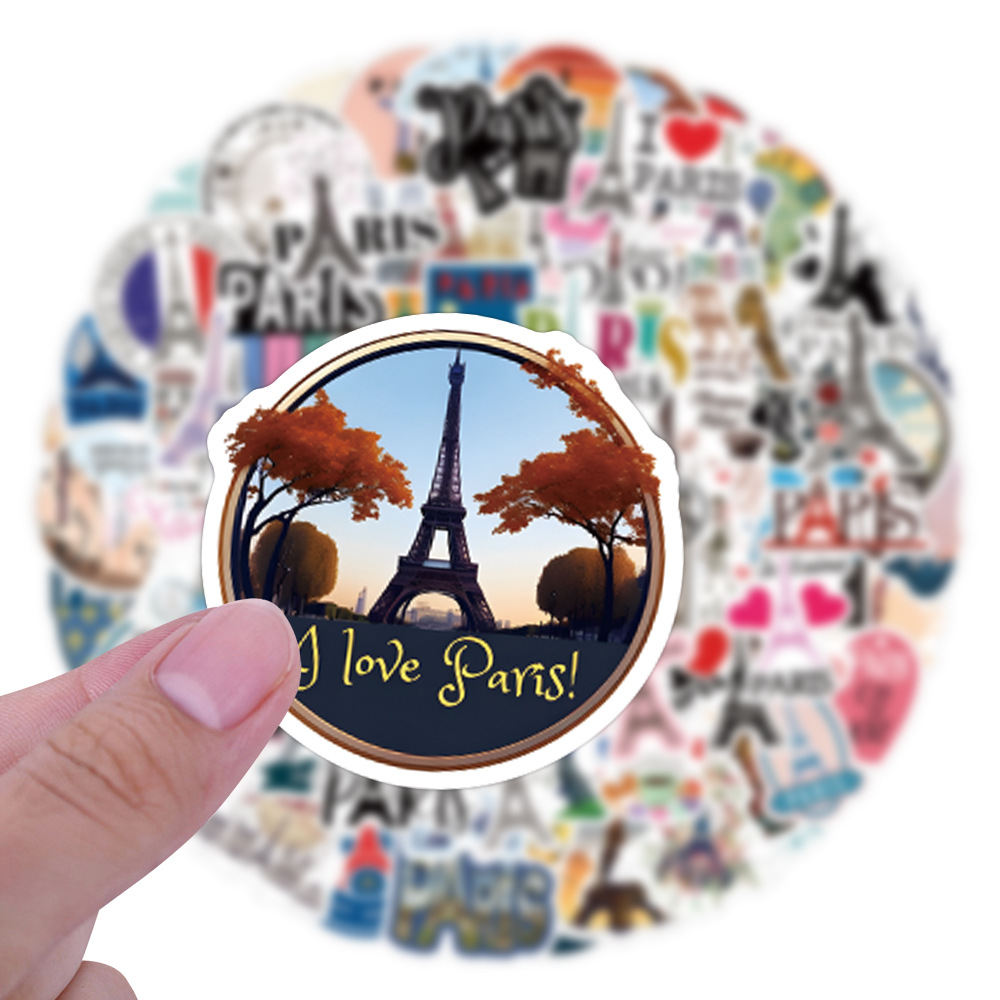 110PCS ฝรั่งเศสปารีสสติกเกอร์ท - Kids Toys Paris บทวิจารณ์และราคา