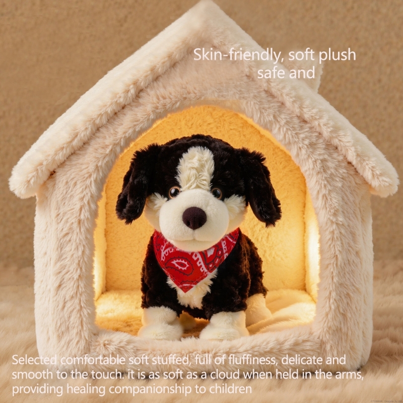 สุนัขของเล่นตุ๊กตา Soft Safe พ - Kids Toys Dog บทวิจารณ์และราคา