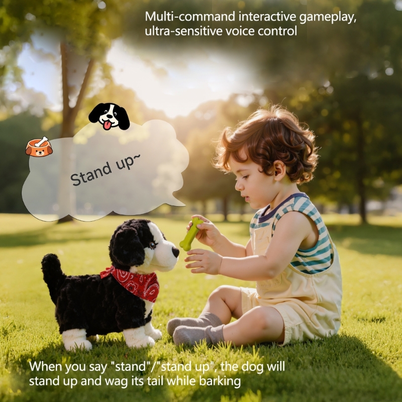 สุนัขของเล่นตุ๊กตา Soft Safe พ - Kids Toys Dog บทวิจารณ์และราคา