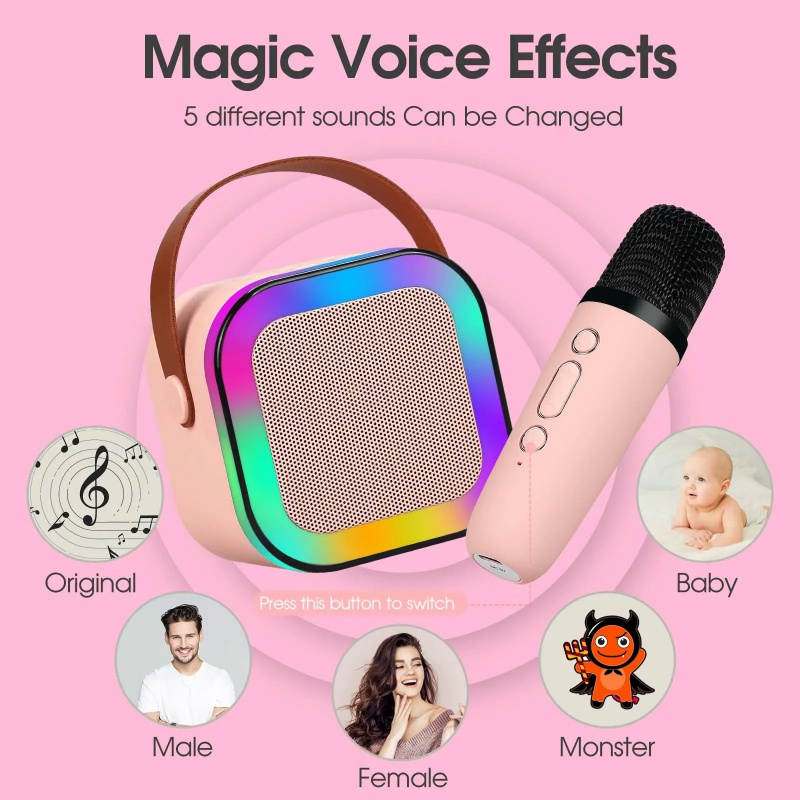 K12 ไร้สายเครื่องคาราโอเกะแบบพ - Kids Microphone Karaoke บทวิจารณ์และราคา