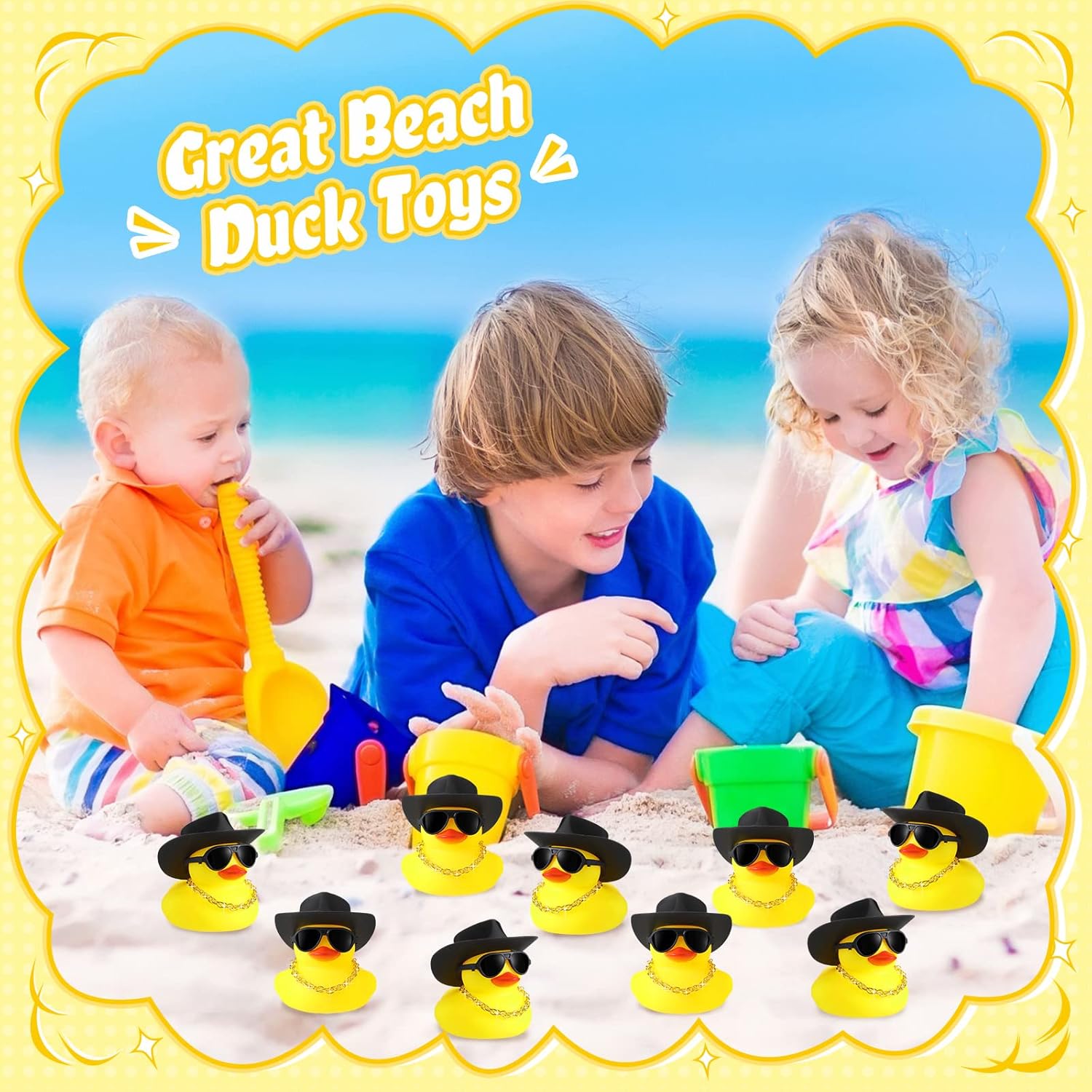 เป็ดยางคาวบอย 6/12/24 ตัว เป็ด - Rubber Duck Bath บทวิจารณ์และราคา