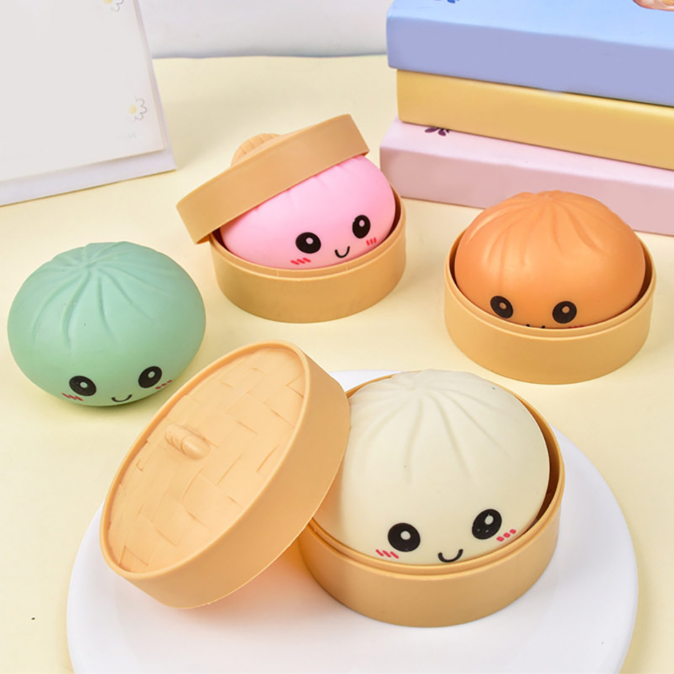 ของเล่นบีบตุ๊กตาซาลาเปาแบบสุ่ม - Kids Toys Kitchen บทวิจารณ์และราคา