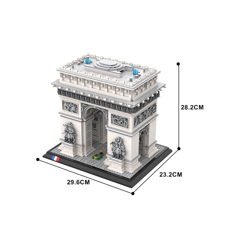 ตัวต่อโมเดลประตูชัย 4445 ชิ้น  - Kids Toys Paris บทวิจารณ์และราคา