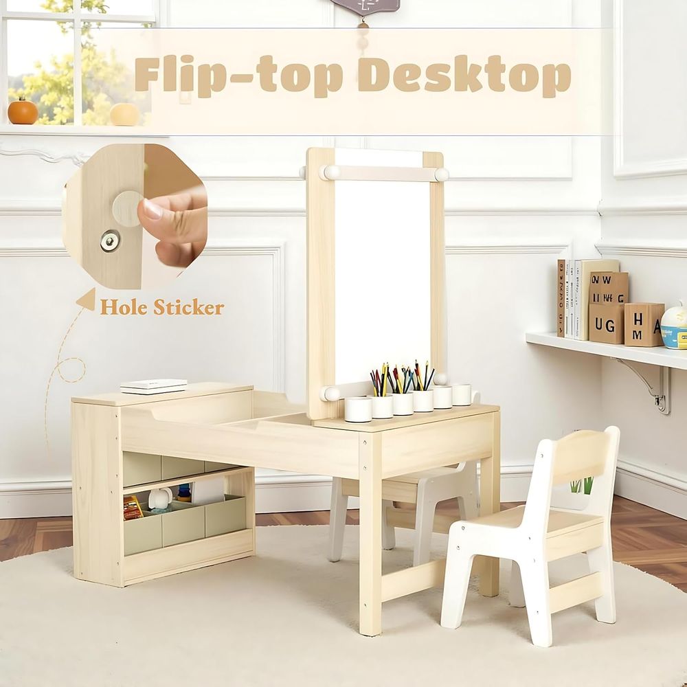 ชุดโต๊ะและเก้าอี้สำหรับเด็ก, โ - Kids Art Easel บทวิจารณ์และราคา