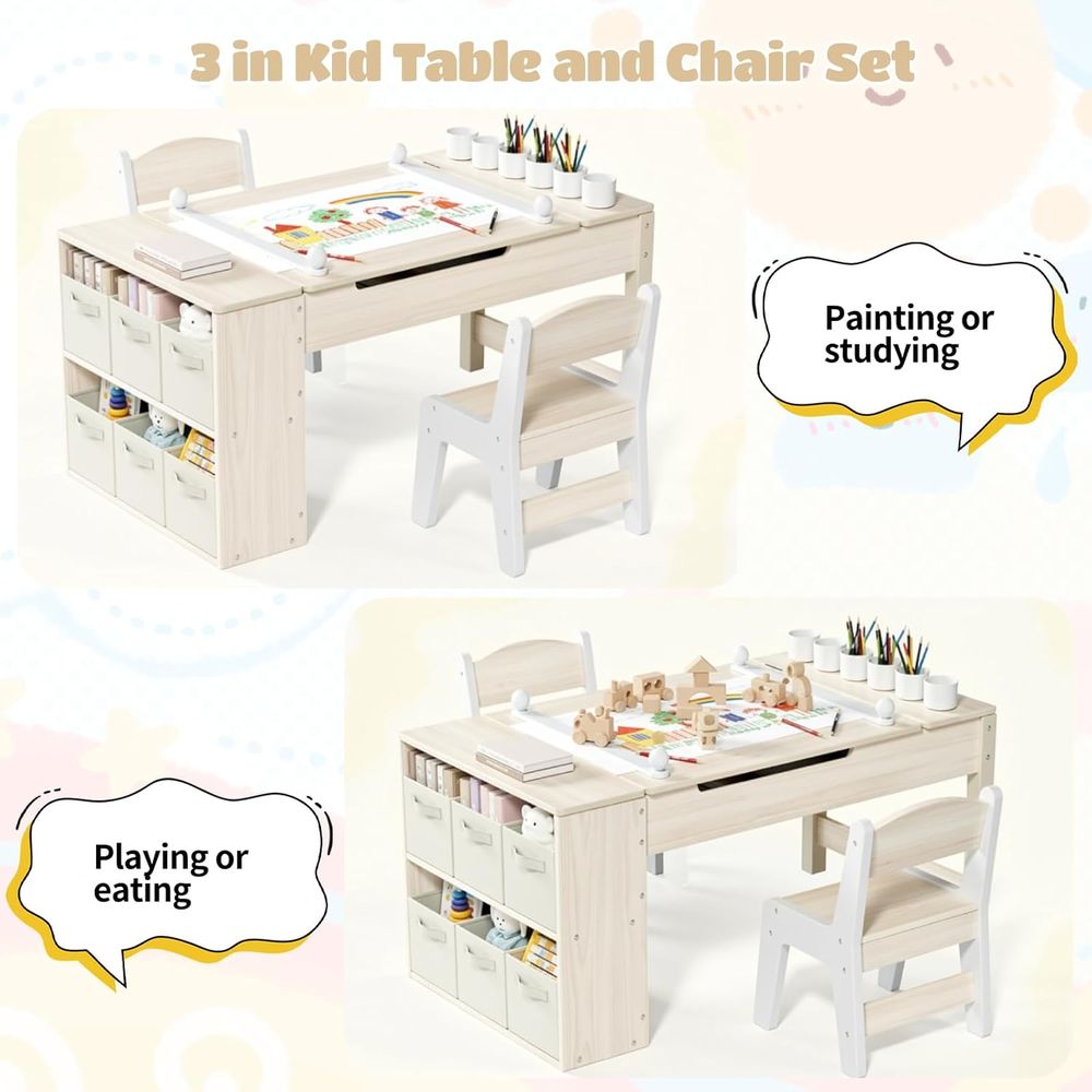 ชุดโต๊ะและเก้าอี้สำหรับเด็ก, โ - Kids Art Easel บทวิจารณ์และราคา