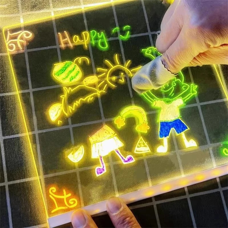 กระดานวาดภาพเด็ก Magic Glow: แ - Kids Toys Drawing บทวิจารณ์และราคา
