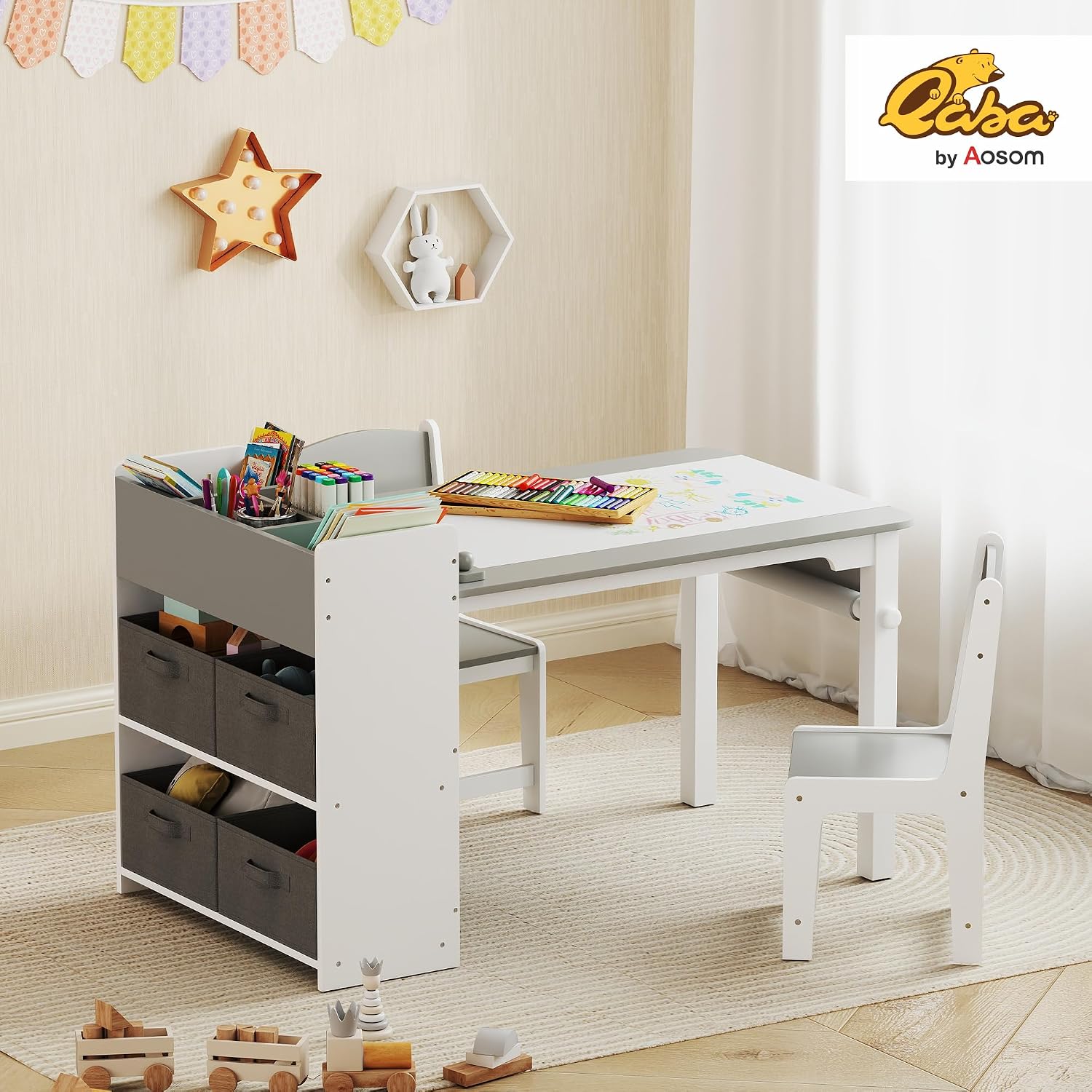 ชุดโต๊ะศิลปะสำหรับเด็กพร้อมขาต - Kids Art Easel บทวิจารณ์และราคา