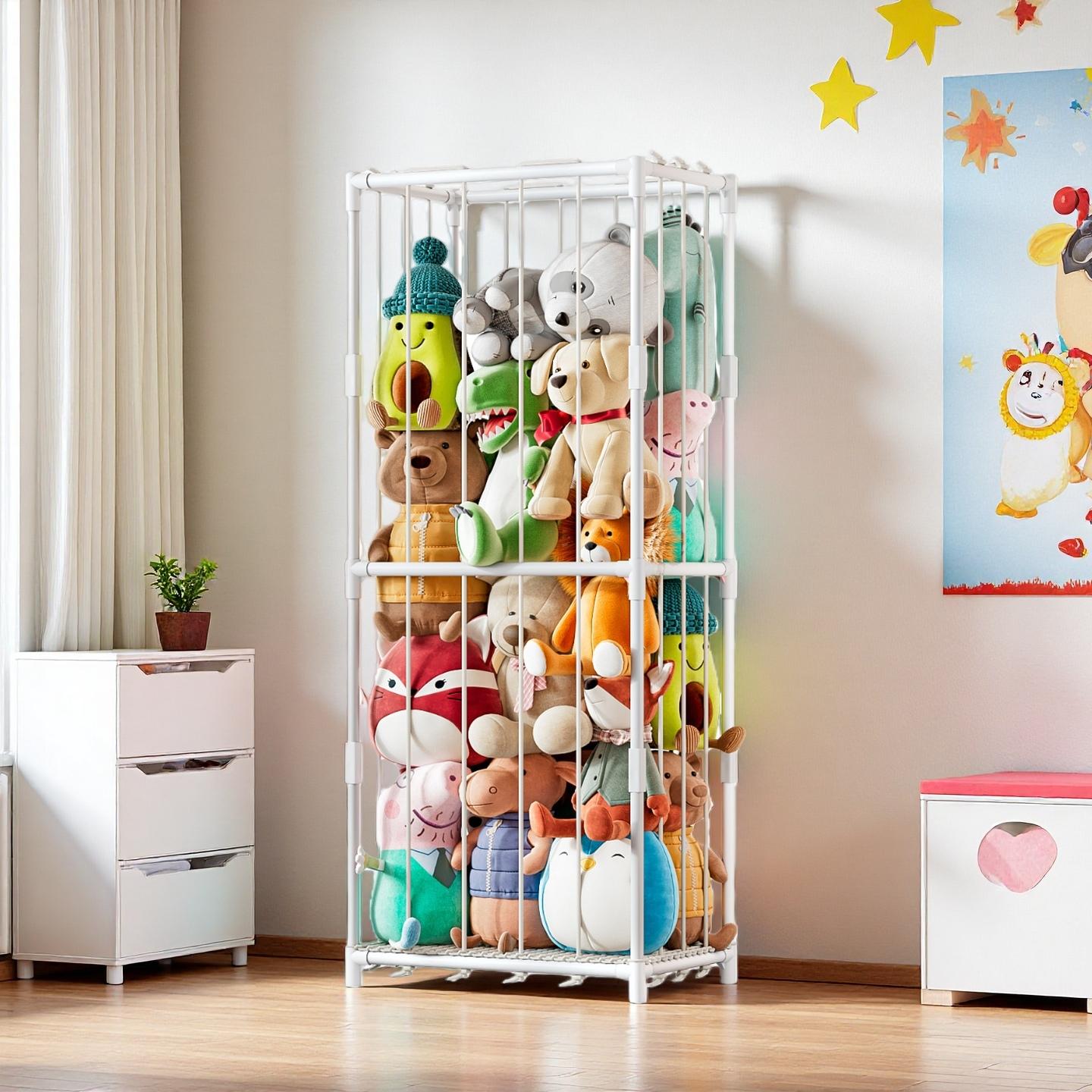 ที่เก็บของแนวตั้งสำหรับตุ๊กตาส - Kids Storage Toys บทวิจารณ์และราคา