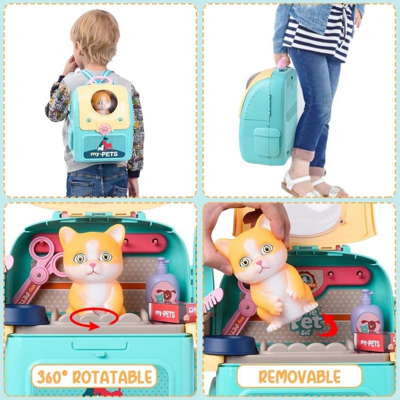 ชุดดูแลสัตว์เลี้ยงชุดกรูมมิ่งส - Kids Toys Doctor Set บทวิจารณ์และราคา